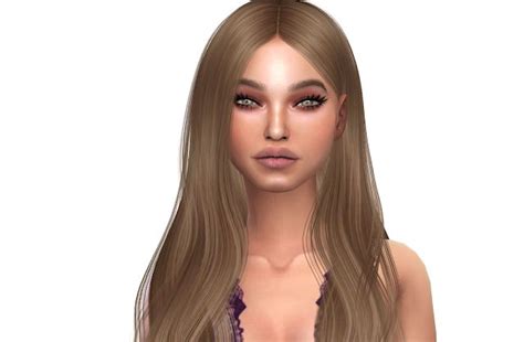 Pin On The Sims 4 Alpha Hair Cc