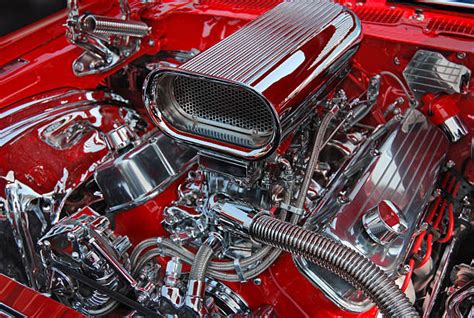 Classic Car Engine Stock Photos Pictures And Royalty Free Images Istock