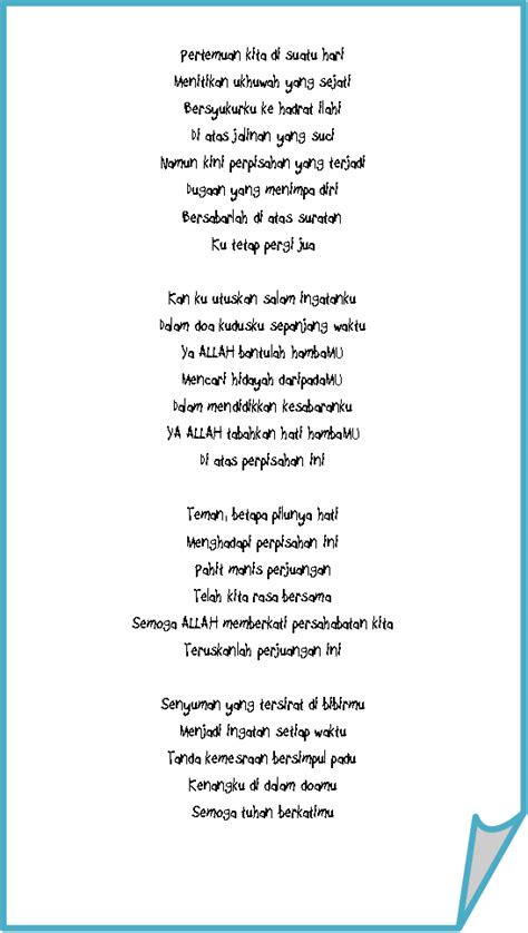 Doa Perpisahan Yang Menyentuh Hati