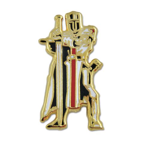 Christian Army Knights Templar Crusader Masonic Lapel Pin