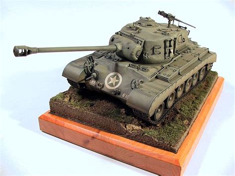 Army battle warfare diorama terrain ww2 hard plastic tent shelter 1/32 scale. M26 Pershing by Scott Bregi (Tamiya 1/35) | M26 pershing, Pershing, Tamiya