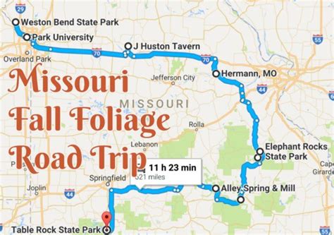 The 8 Most Unforgettable Road Trips In Missouri In 2020 Fall Foliage