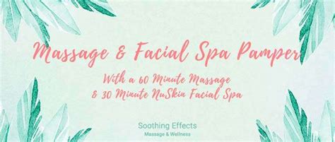 Massage And Facial Spa Soothing Effects Massage And Wellness