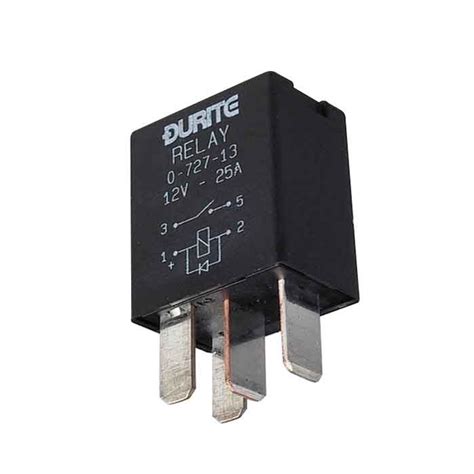 Durite Relay 0 727 13 Micro Makebreak Relay Sealed With Diode 12v