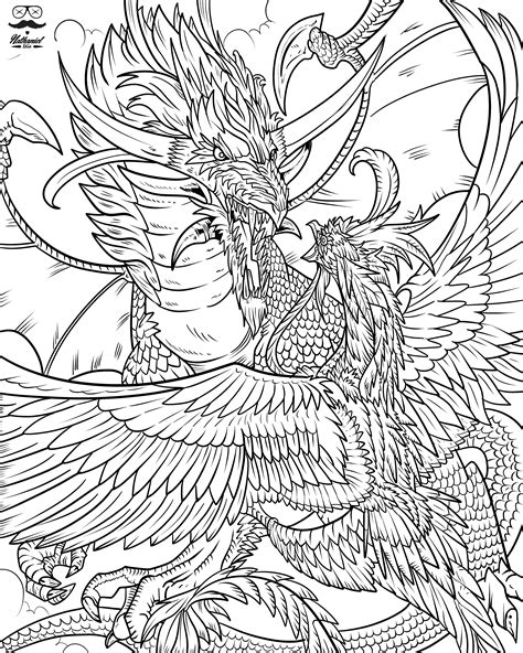 Famous Mythical Animal Coloring Pages Ideas All About Cute And Unique