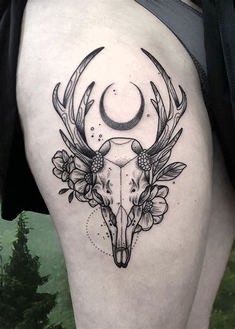 Deer Skull Tattoos - Ideas, Designs & Meaning - Tattoo Me Now