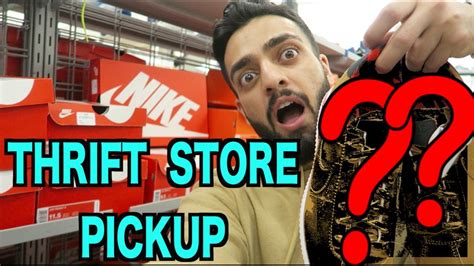 My Rarest Sneaker Pickup Thrift Store Madness Youtube