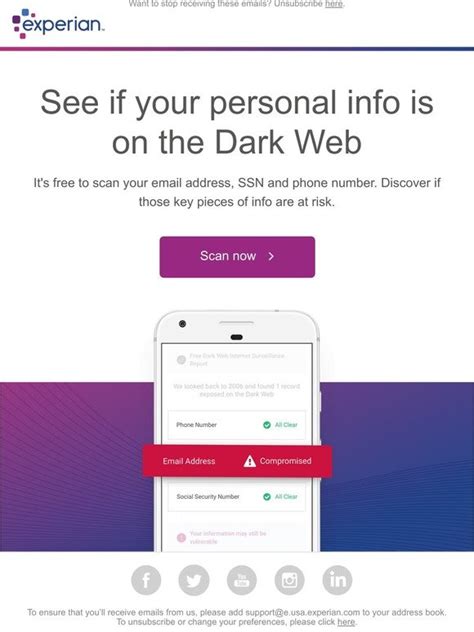 Experian Available Scan Your Ssn To See If Its On The Dark Web Milled
