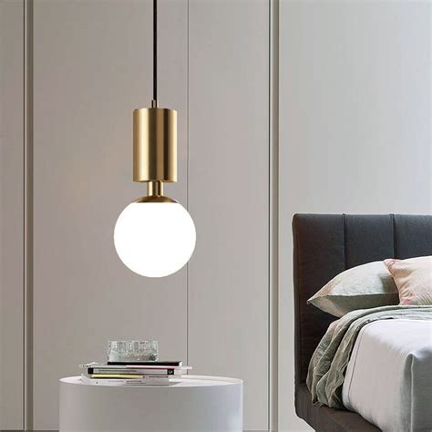 Take a look of these amazing ideas. Nordic aluminum pendant light modern simple bedroom ...