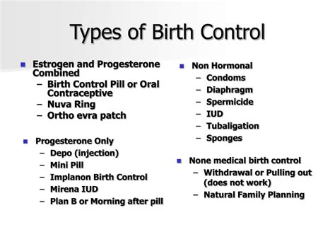 Ppt Birth Control Powerpoint Presentation Free Download Id 893397