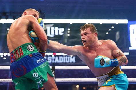 Results And Highlights Canelo Alvarez Stops Saunders After Eight Bad