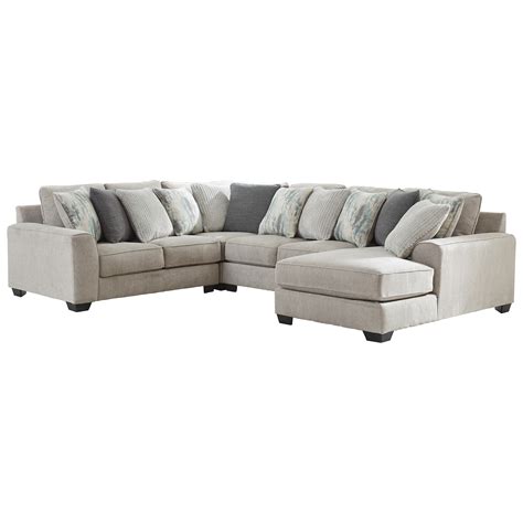 Benchcraft By Ashley Ardsley 39504s10 Contemporary 4 Piece Sectional