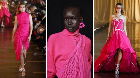 Hot Pink Had A Major Moment During Fashion Month 2019 Teen Vogue