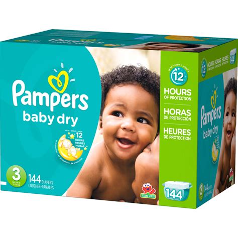 Pampers Baby Dry Diapers Size 3 16 28 Lb Disposable