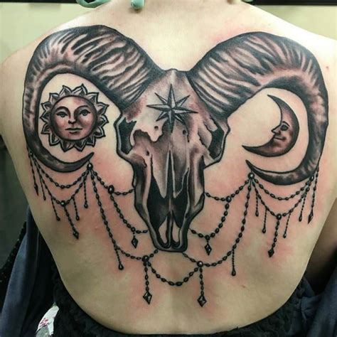 artistic aries tattoo for men aries tattoo symbolic tattoos zodiac tattoos