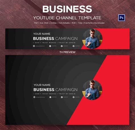 51 Youtube Banner Templates Psd Free And Premium Templates