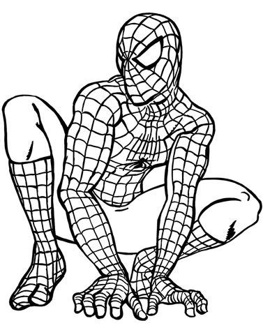 Frozen coloring page exclusive on fiverr. My Family Fun - Spider-man