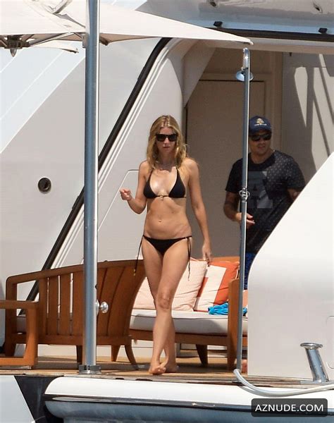 gwyneth paltrow sexy in a tiny black bikini on a vacation in saint tropez aznude