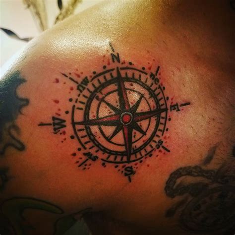 75 Rose And Compass Tattoo Designs And Meanings Choose Yours 2018