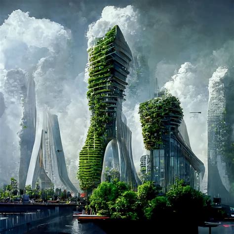 Ai Generated Future Cities By Manas Bhatfuturistic