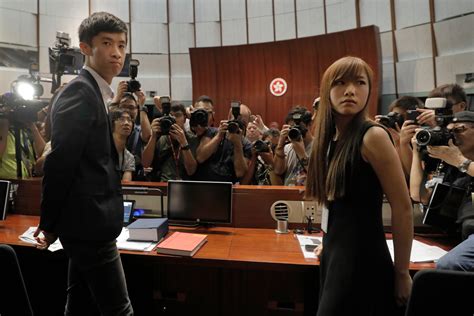 hong kong separatist lawmakers defy banning order time