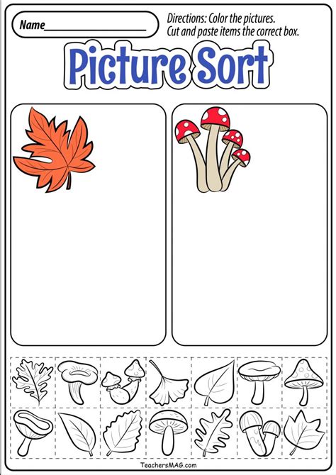 Fall Color By Number Printables