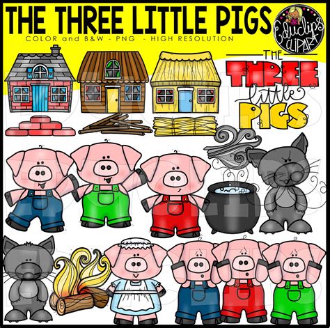 Free Three Little Pigs Clipart Download Free Three Little Pigs Clipart