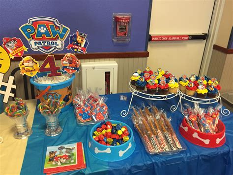 Paw Patrol Party Sweet Table Paw Patrol Birthday Party Paw Party