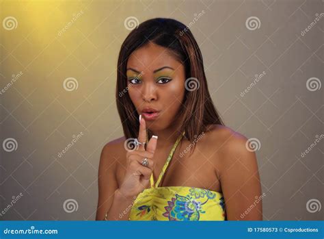 Beautiful Teen Girl Blows On Her Index Finger Stock Image Image Of Blowing Girl