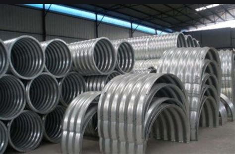 48 Half Round Galvanized Corrugated Steel Culvert Pipe For Sale China