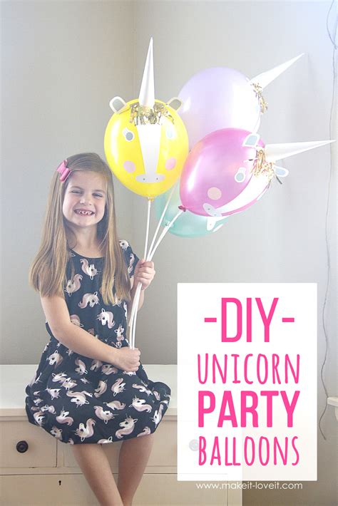 Diy Unicorn Party Balloons Make It And Love It Bloglovin