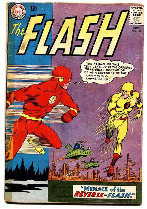 The Flash 139 1963 Dc First Professor Zoom Tv Show Vg Comic Books