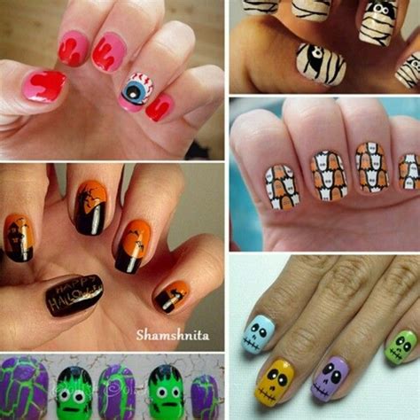 Halloween Inspired Nails Fancy Nails Diy Nails Manicure Ideas