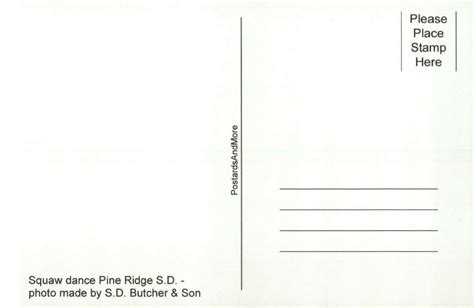 Indian Squaw Dance Pine Ridge South Dakota Sd Native American Modern Postcard Ebay