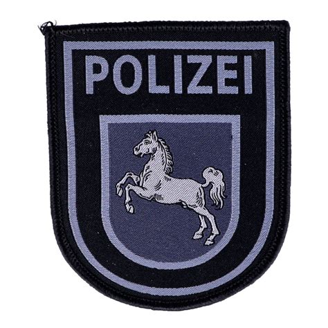 Abzeichen Polizei Niedersachsen Gewebt Tarn 600