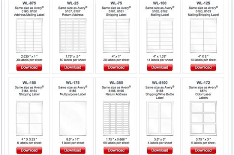 Browse blank label templates for all of our standard 8.5 x 11 sheet sizes. Box File Label Template - Printable Label Templates ...