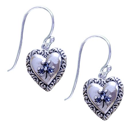 Granny Heart Earrings Sue B Designs