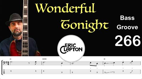Wonderful Tonight Eric Clapton How To Play Bass Groove Cover With