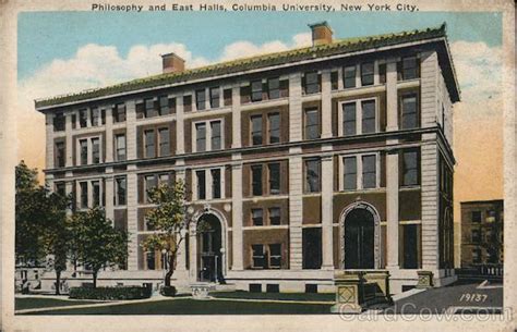 Philosophy And East Halls Columbia University New York City Ny Postcard