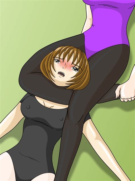Anime Feet Wrestling Sleeper Hold
