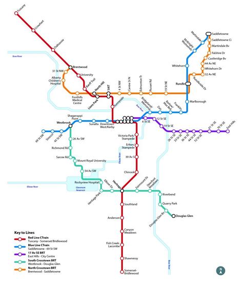 This Is What Calgarys New Transit System Will Look Like Map Urbanized
