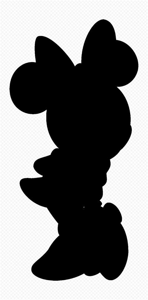Minnie Mouse Black Silhouette Transparent Png Citypng
