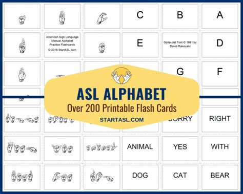 Sign Language Alphabet 6 Free Downloads To Learn It Fast Start Asl