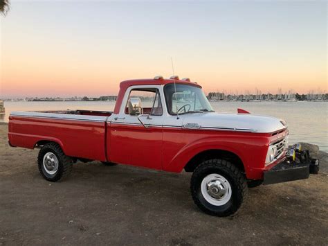 1964 Ford F100 4x4 Custom Cab 428 Fe V8 4 Speed No Reserve Solid