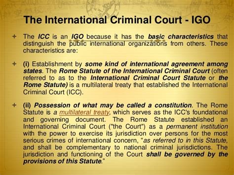 The International Criminal Court Icc Presentation Added