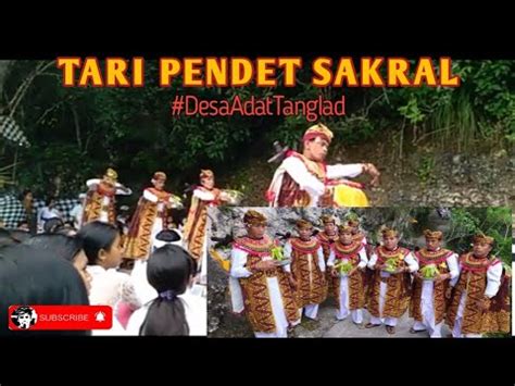 Tari Pendet Sakral Desa Adat Tanglad Nusa Penida YouTube