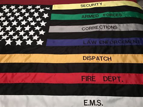 First Responders Flag Suzie Q Designz Etsy American Flag Meaning