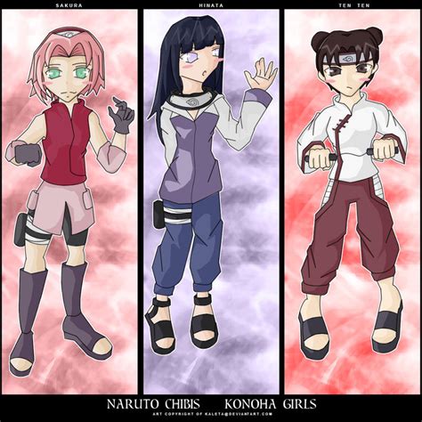 Naruto Konoha Girls By Kaleta On Deviantart
