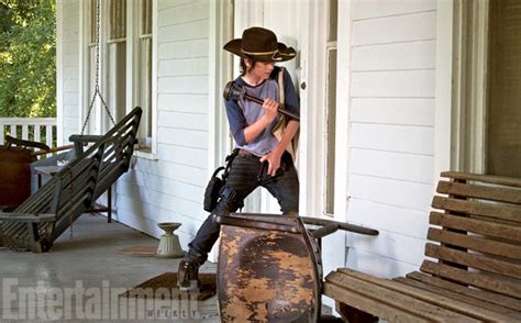 I infact did fake my suicide. The Walking Dead Midseason Premiere: Carl Remembers A Past ...