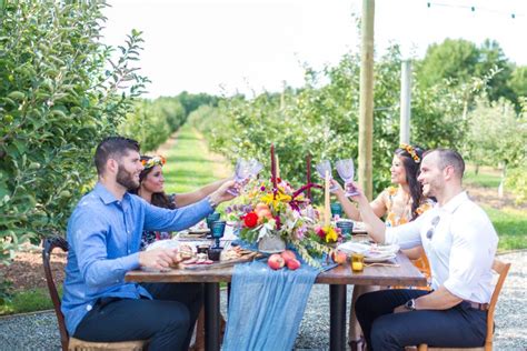 A Farm To Table Styled Rehearsal Dinner At Hill Creek